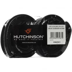 Lot De 2 Chambres à Air HUTCHINSON 26×1,70/2,35 Butyl Schrader 40 Mm