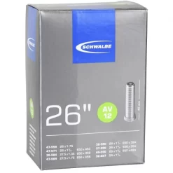 Chambre à Air SCHWALBE STANDARD AV 12 26×1,75 Butyl Schrader 40 Mm