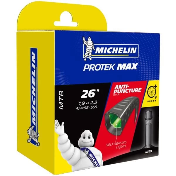 Chambre à Air MICHELIN PROTEK MAX C4 26×1,90/2,30 Butyl Schrader 35 Mm