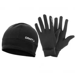 Pack Bonnet + Gants CRAFT Noir