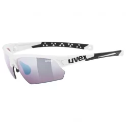 Lunettes UVEX SPORTSTYLE 224 Blanc Colorvision Iridium Violet