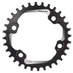 Plateau Mono FUNN SOLO 96 NARROW WIDE 11V Shimano XTR M9000/M9020 / XT M8000 4 Trous 96 Mm Noir