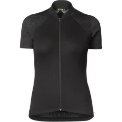 Maillot MAVIC SEQUENCE GRAPHIC Femme Manches Courtes Noir