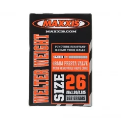 Chambre à Air MAXXIS WELTER WEIGHT 26×1,90/2,125 Presta 48 Mm