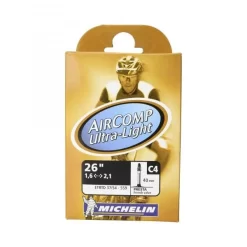 Chambre à Air MICHELIN ULTRA LIGHT C4 26×1,60/2,10 Butyl Presta 40 Mm