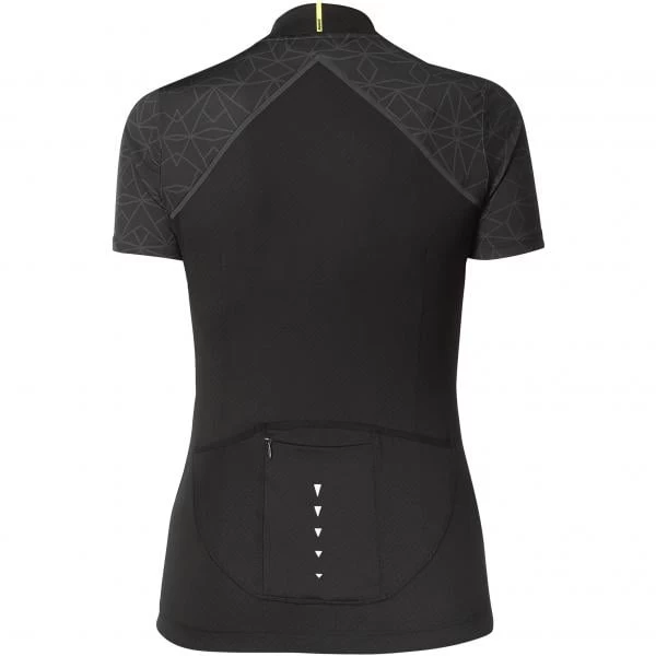 Maillot MAVIC SEQUENCE GRAPHIC Femme Manches Courtes Noir – Image 2