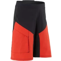 SHORT VTT ENFANT 500 NOIR ROUGE