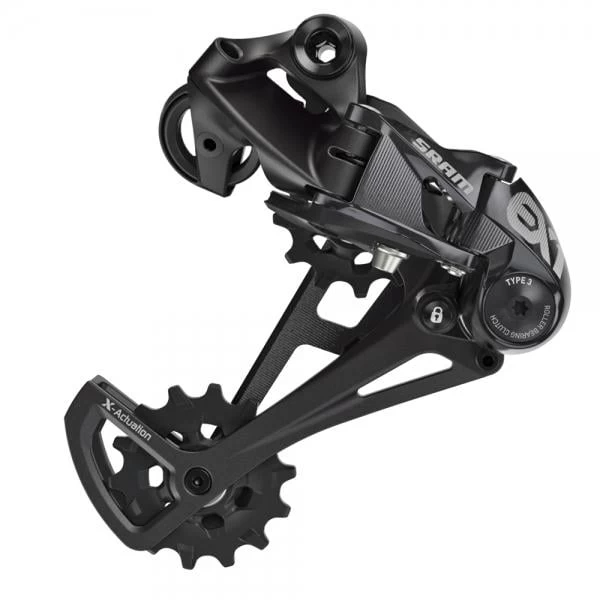 Dérailleur Arrière Pour VTT Électrique SRAM EX1 8V Chape Longue Noir