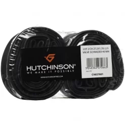 Lot De 2 Chambres à Air HUTCHINSON STANDARD 27,5 X 1,70/2,35 Schrader 40 Mm