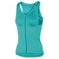 Maillot CASTELLI SOLARE Femme Sans Manches Turquoise 2020