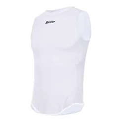 Sous-Vêtement Technique SANTINI LIEVE Sans Manches Blanc