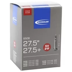 Chambre à Air SCHWALBE EXTRA LIGHT SV 21F FREERIDE 27,5×2,10/3,00 Butyl Presta 40 Mm