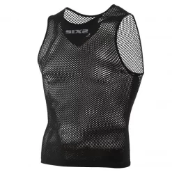 Sous-Vêtement Technique Filet SIXS SMR2 Sans Manches Noir