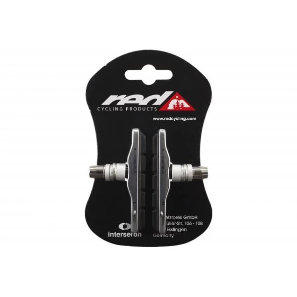 Paire De Patins De Frein Ă Vis RED CYCLING PRODUCTS POWER V-Brake Argent RED CYCLING PRODUCTS