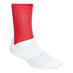 Chaussettes POC ESSENTIAL ROAD Blanc/Rouge