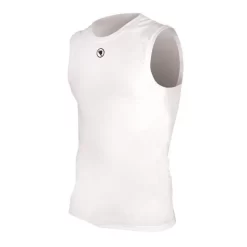 Sous-Vêtement Technique ENDURA TRANSLITE Sans Manches Blanc