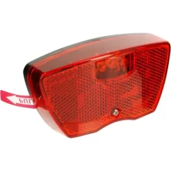 ECLAIRAGE VELO ARRIERE A PILE LED 80MM