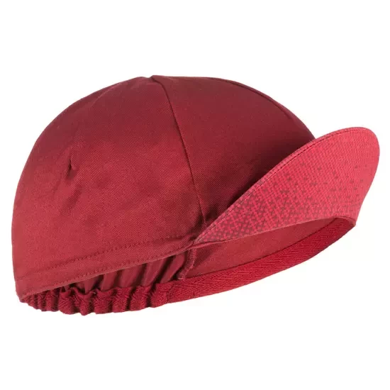 CASQUETTE VÉLO ROADR 500 BORDEAUX ET ROUGE