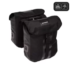 SACOCHE DOUBLE 540 2X20L POUR PORTE BAGAGES IMPERMEABLE